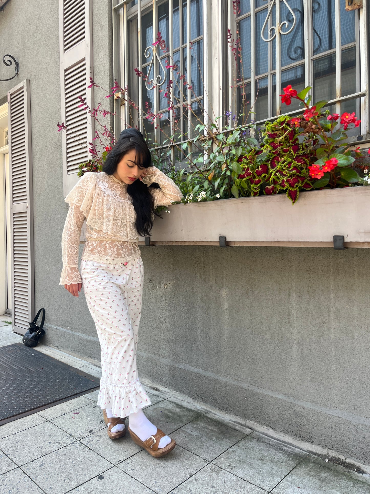 Dainty Floral Bloomer Pants