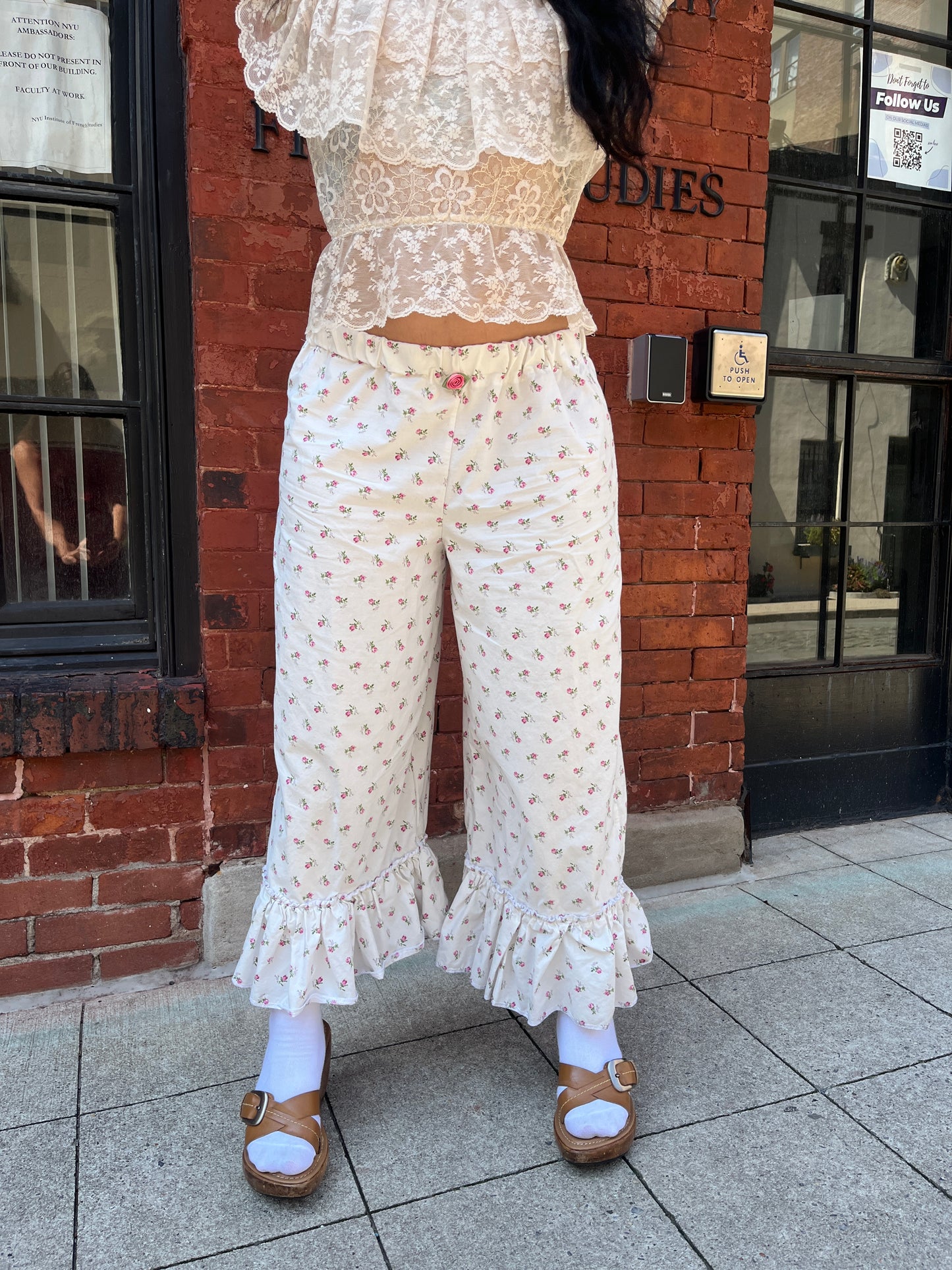 Dainty Floral Bloomer Pants