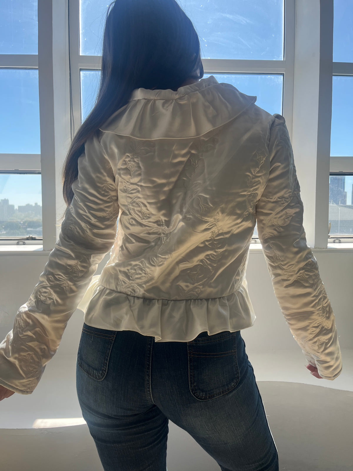 Cream Quilt Jacket