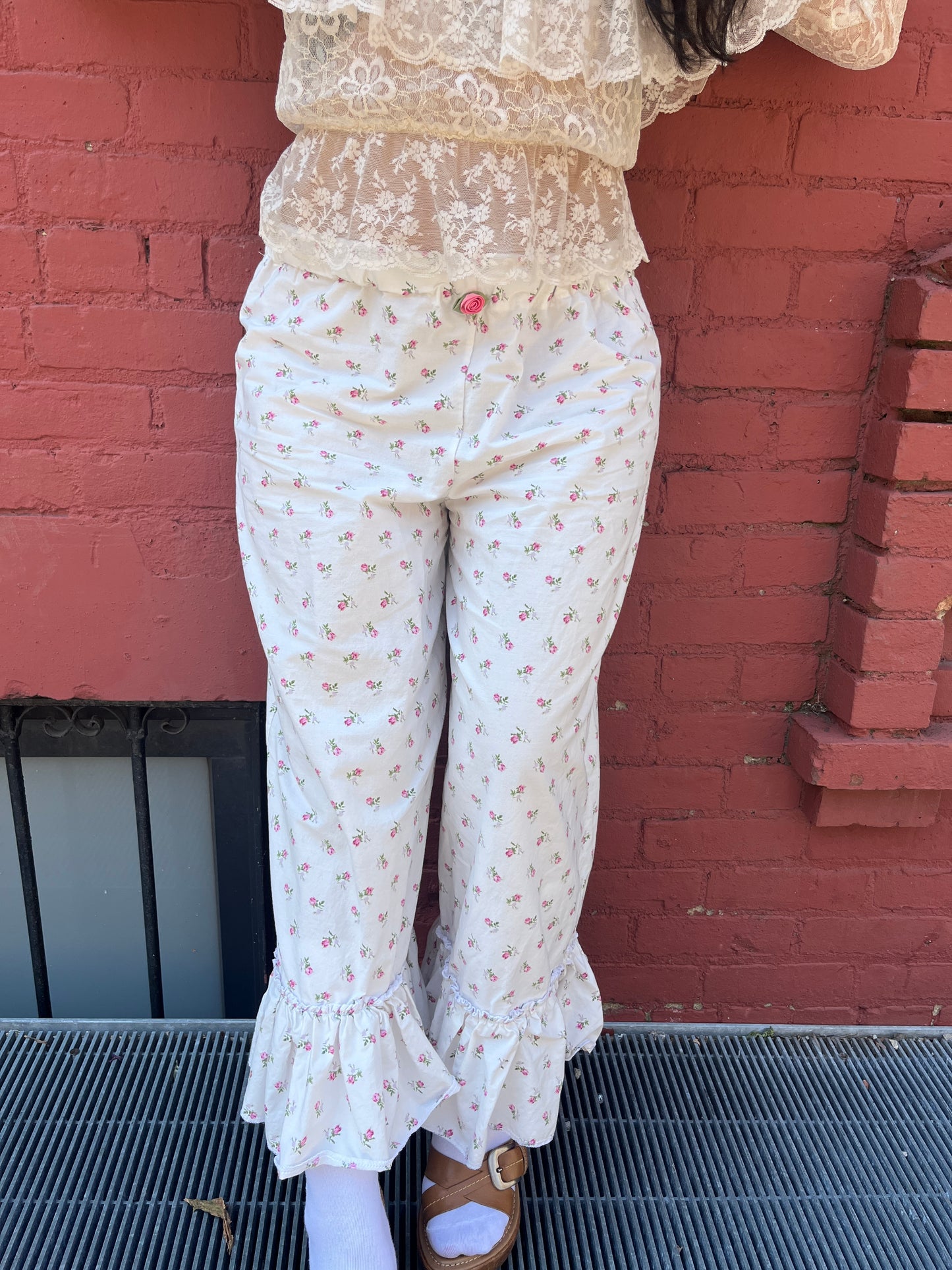 Dainty Floral Bloomer Pants