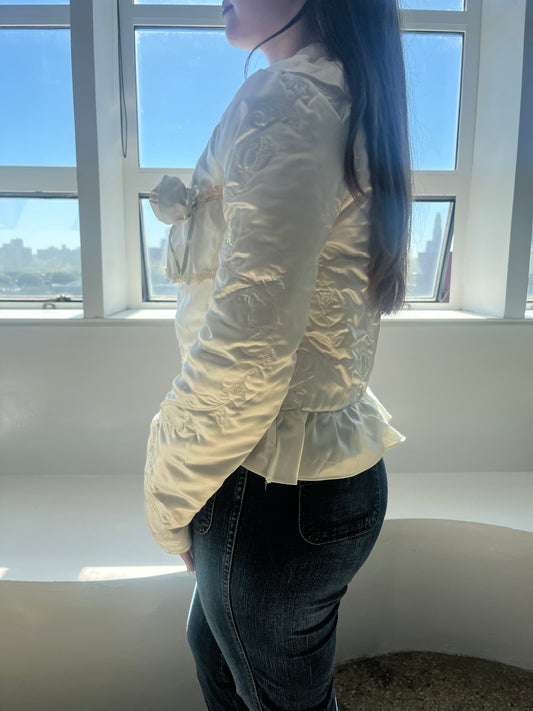 Cream Quilt Jacket