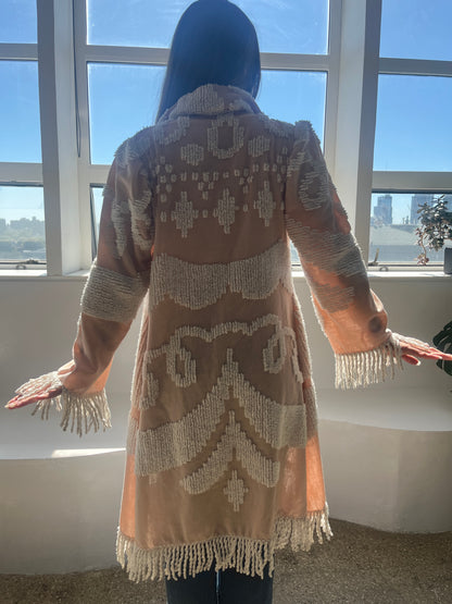 Pink Chenille Coat