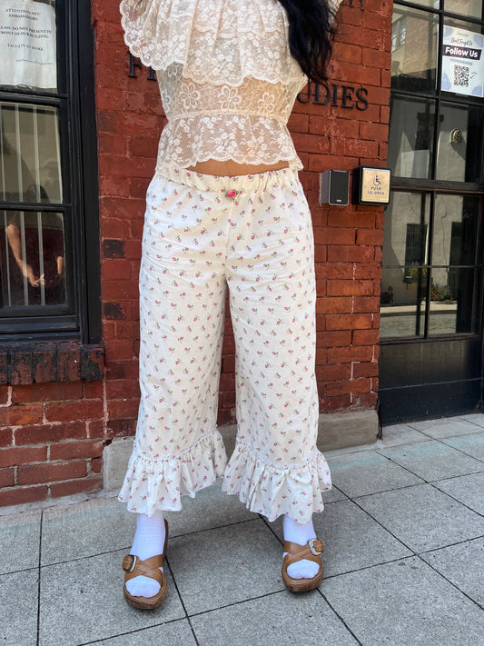 Dainty Floral Bloomer Pants