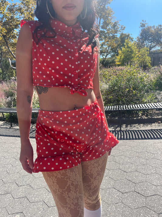 Polka Dot Matching Set