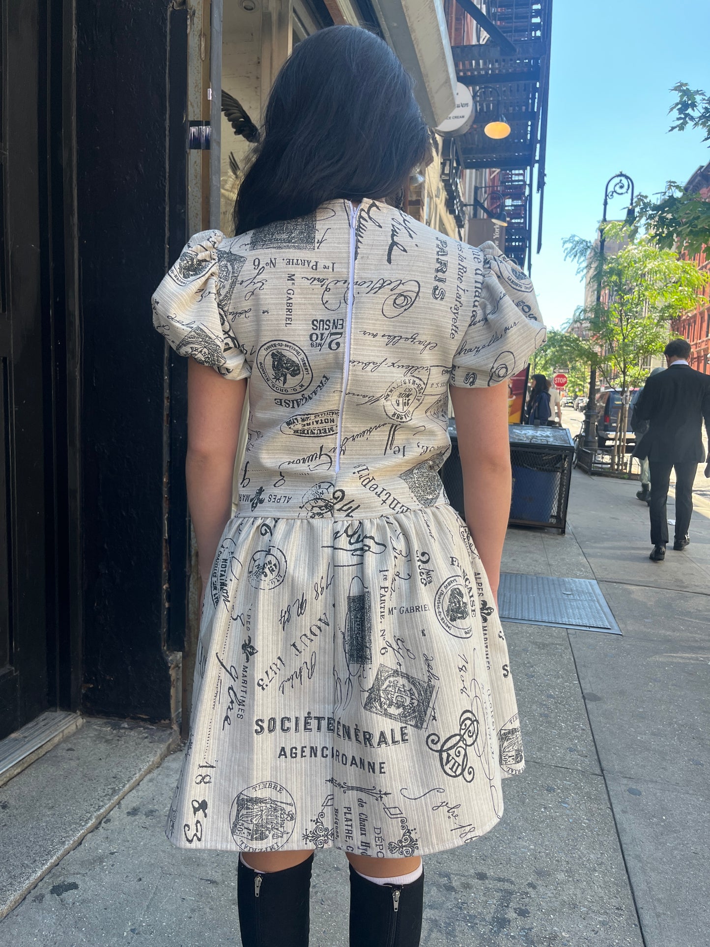 Parisian Drop Waist Dress