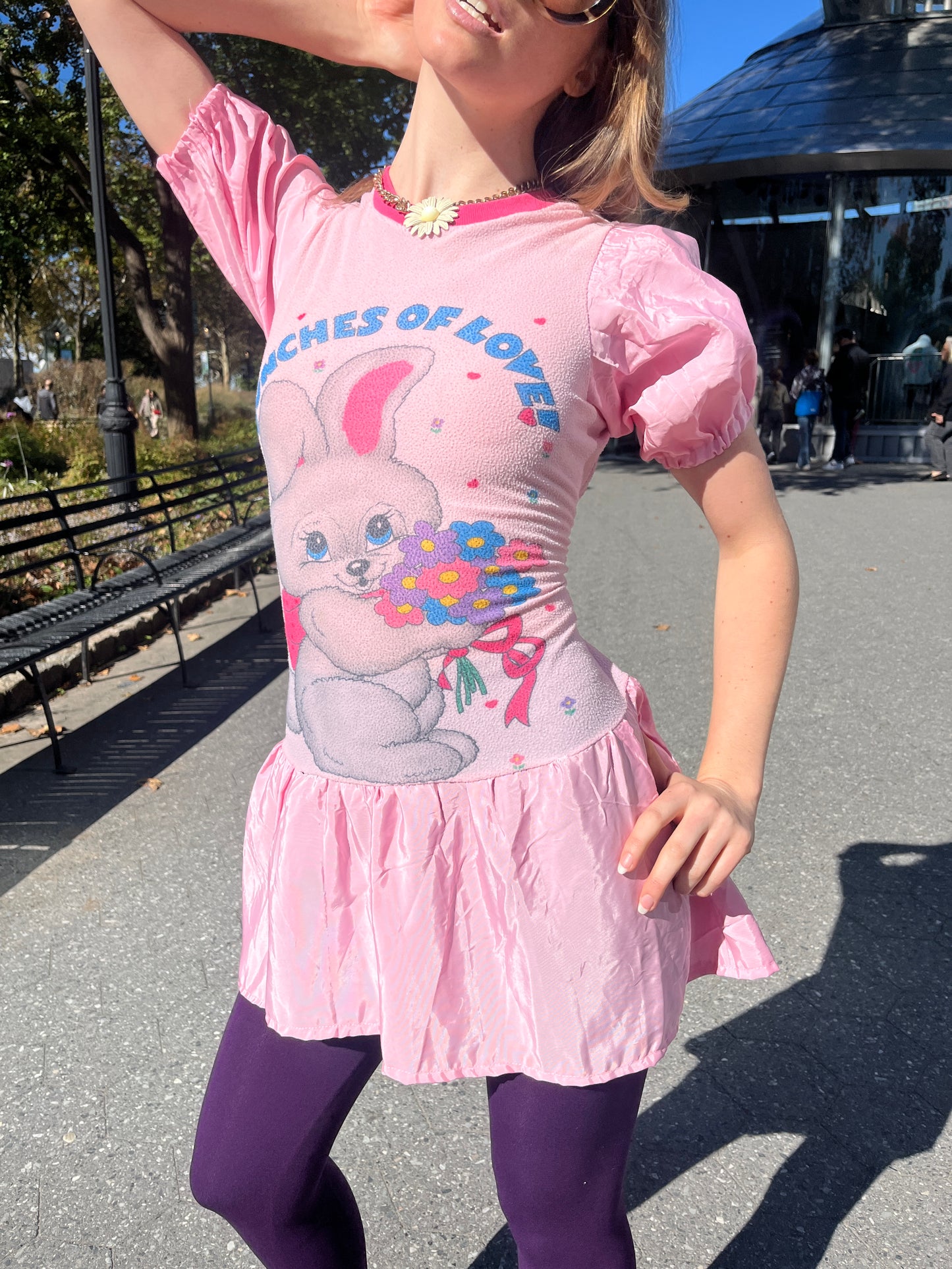 Bunches of Love Pink Minidress