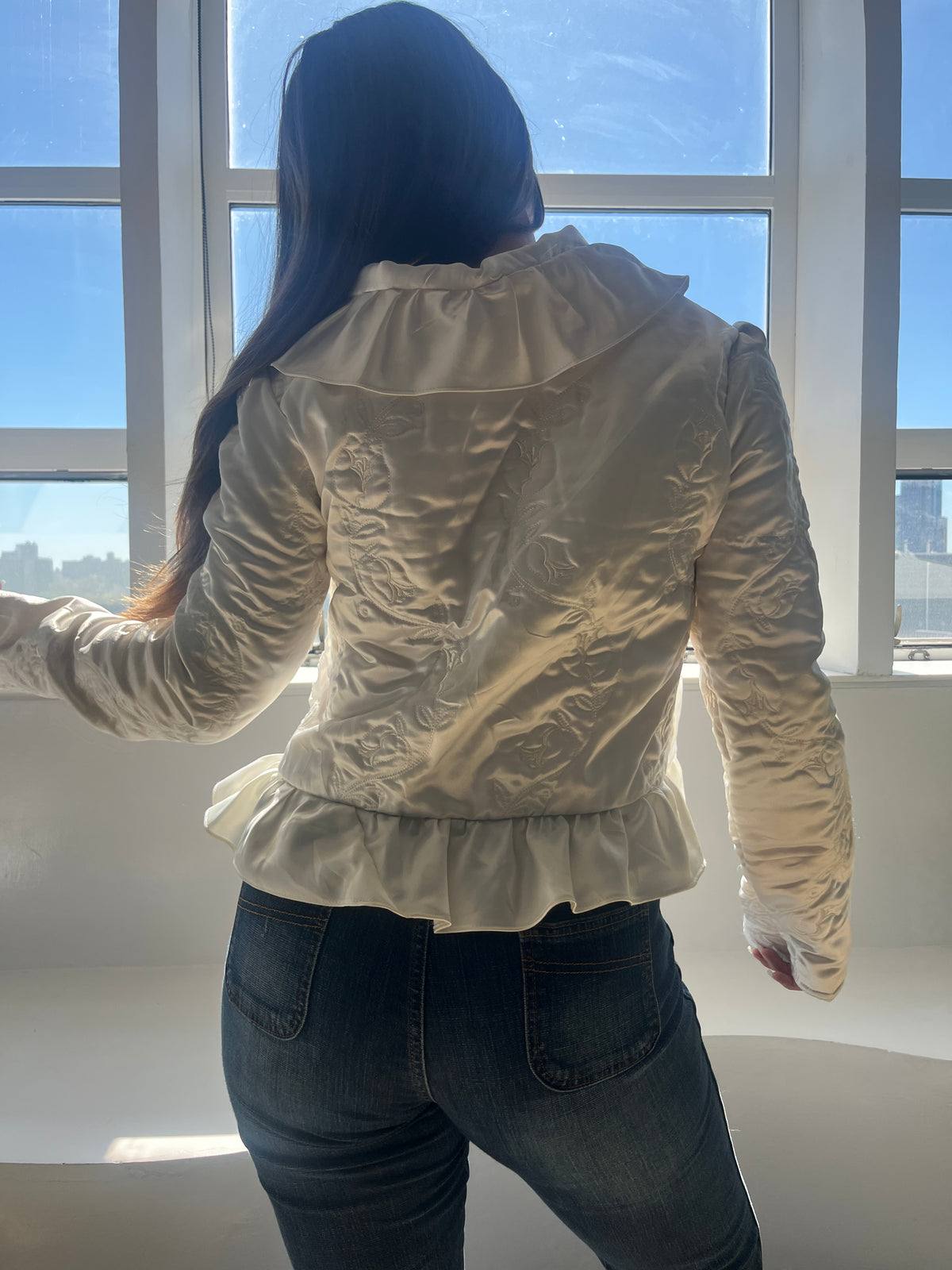 Cream Quilt Jacket