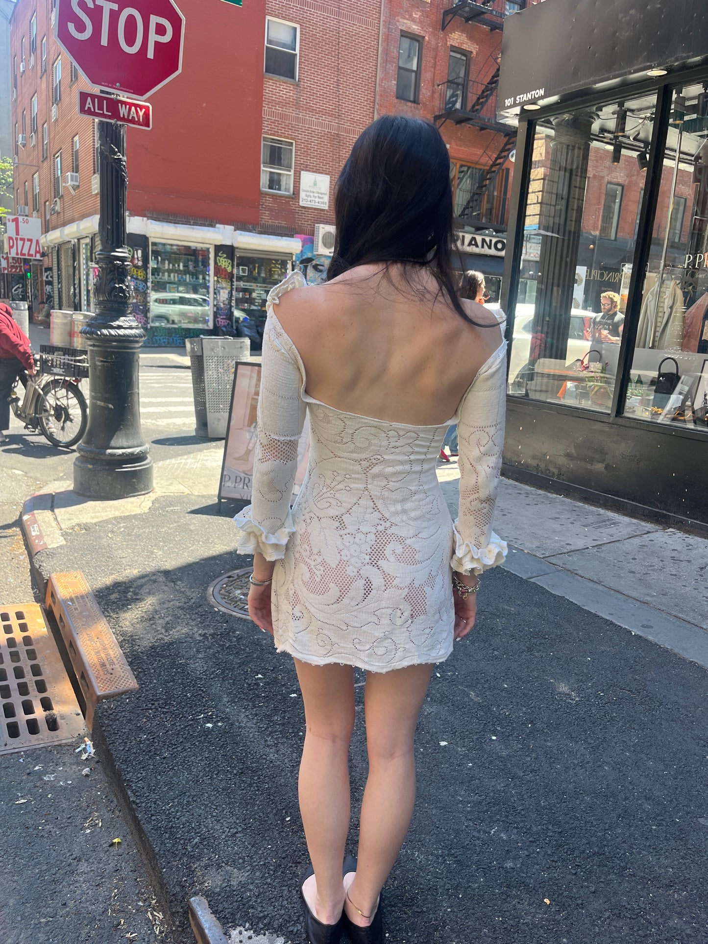 Crochet Mini Dress