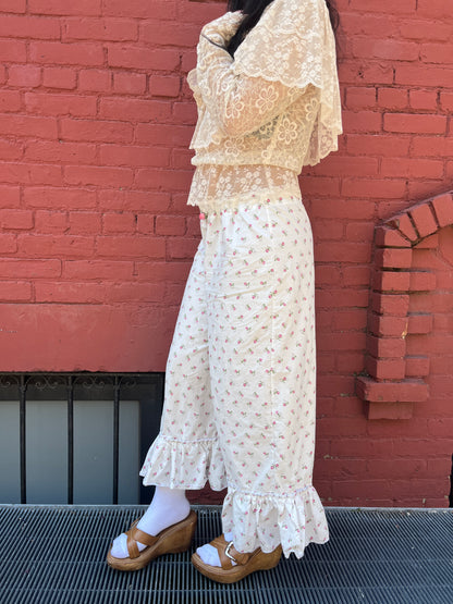 Dainty Floral Bloomer Pants