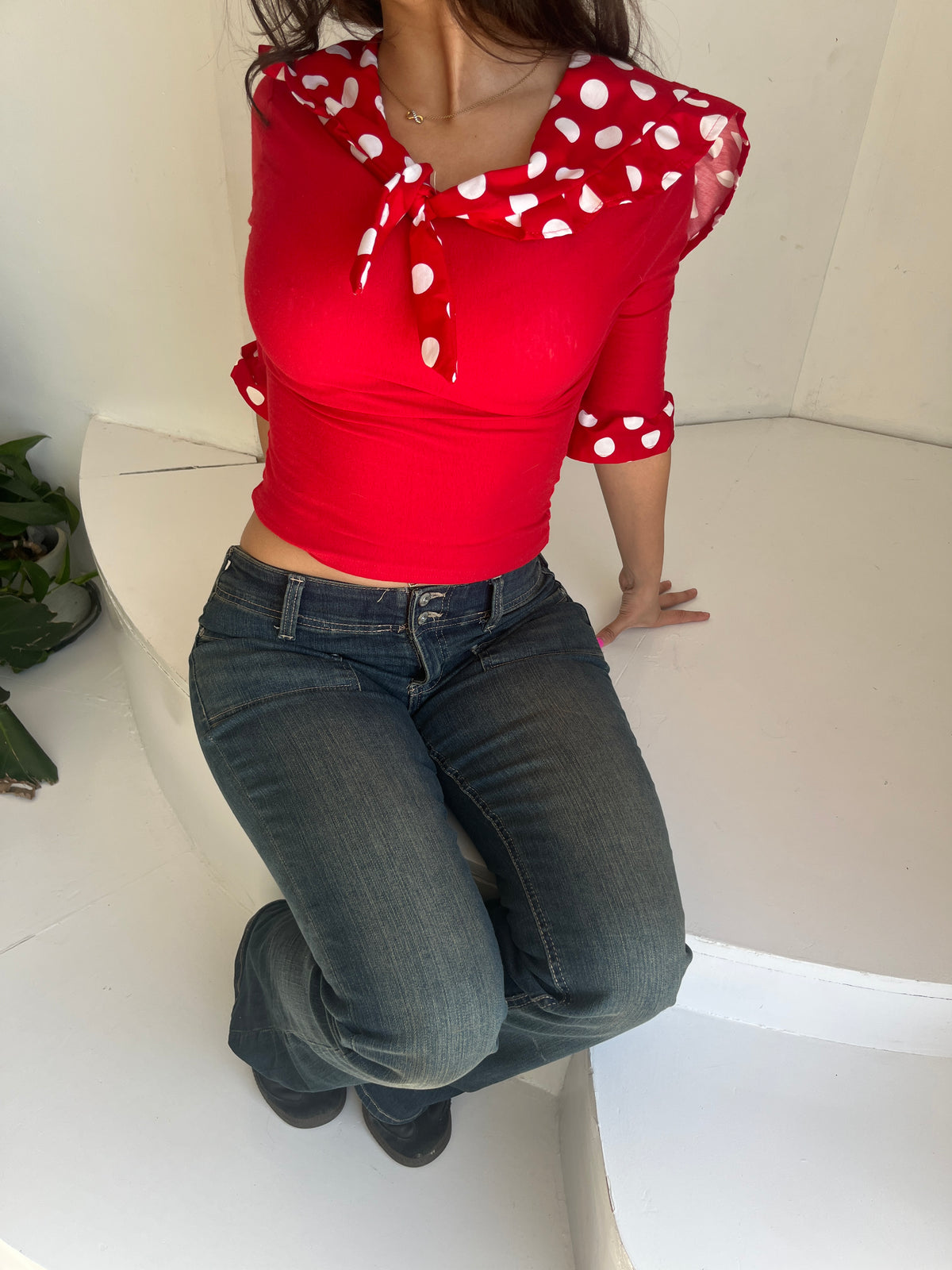 Red Sailor Top