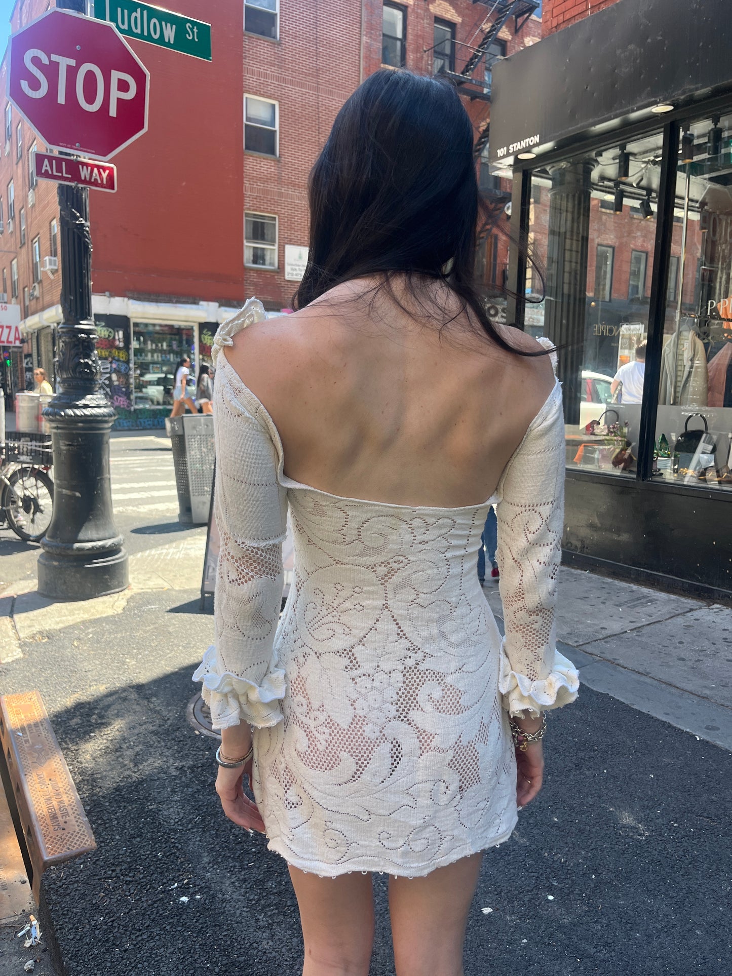 Crochet Mini Dress