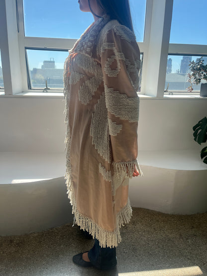Pink Chenille Coat