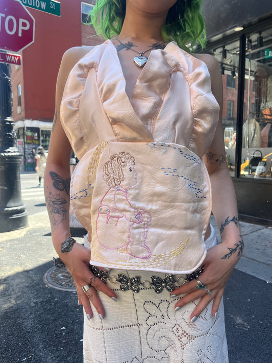 Pink boy on the moon Top