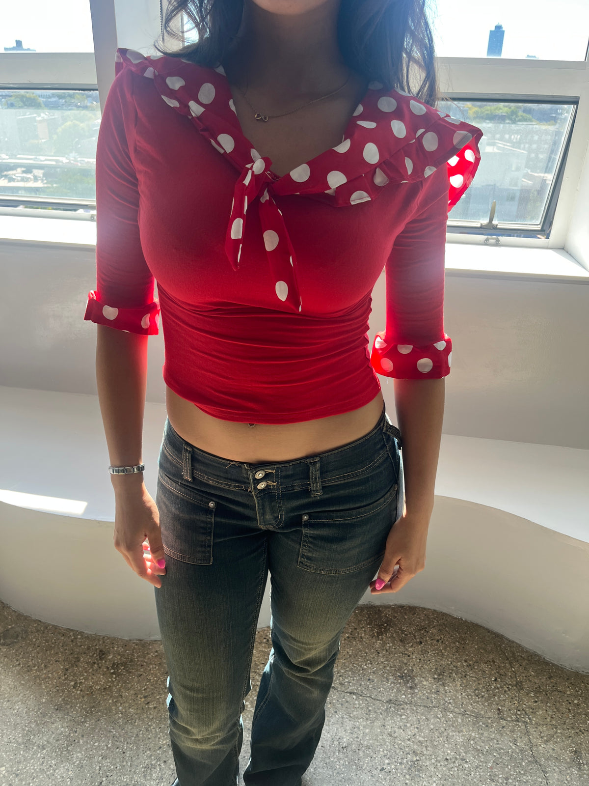 Red Sailor Top